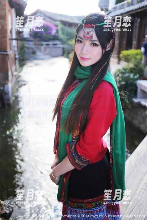 MyGirl美媛馆 - Carina梦绮的灰丝：最新图片，看得我眼睛都花了！