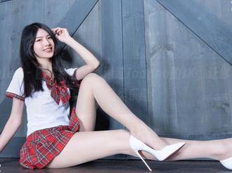 beautyleg – 图库新教父：通过Joanna的JK，让你看到‘姿势’的另类乐趣！