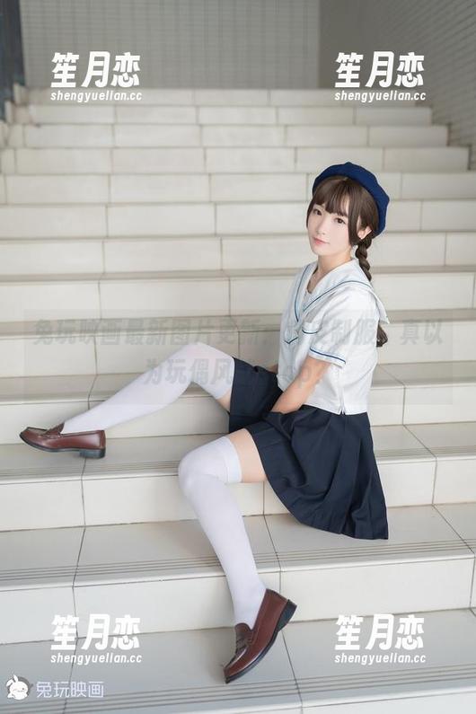 兔玩映画 兔玩映画最新图片更新:俏皮制服,真以为玩偶风就stop?